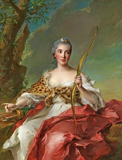 Jean Marc Nattier Madame de Maison Rouge as Diana oil painting picture